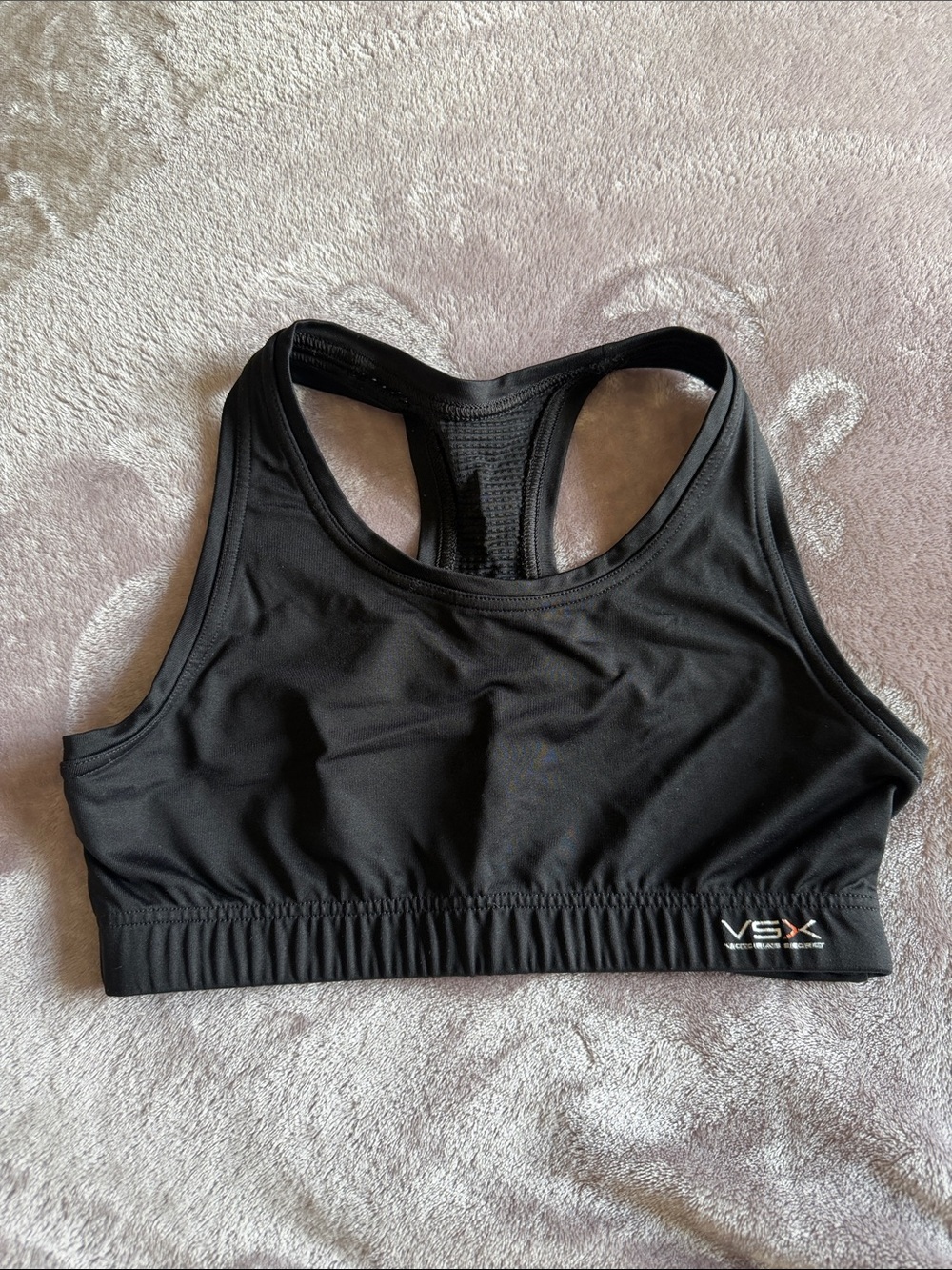 VSX Black Racerback Athletic Sports Bra